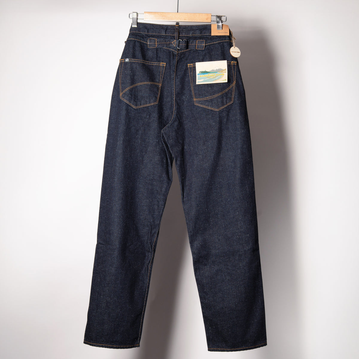 Wide Straight 5pocket Pants Indigo